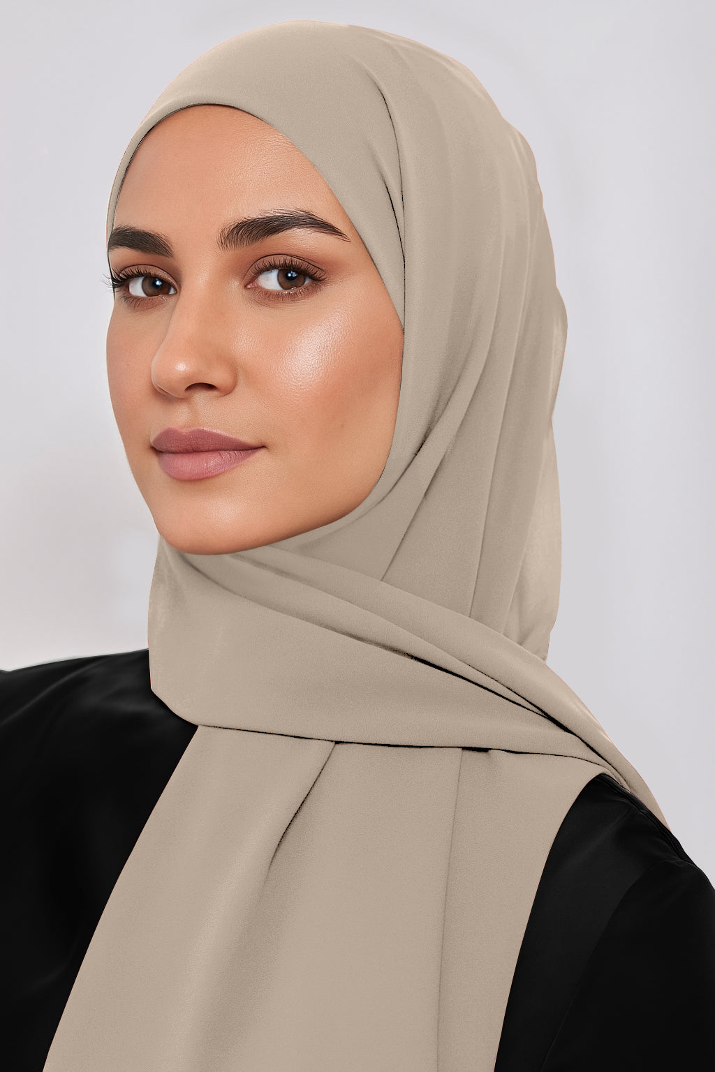 Chiffon Hijab Esarp Hijab Premium Chiffon Hijab Macchiato – The