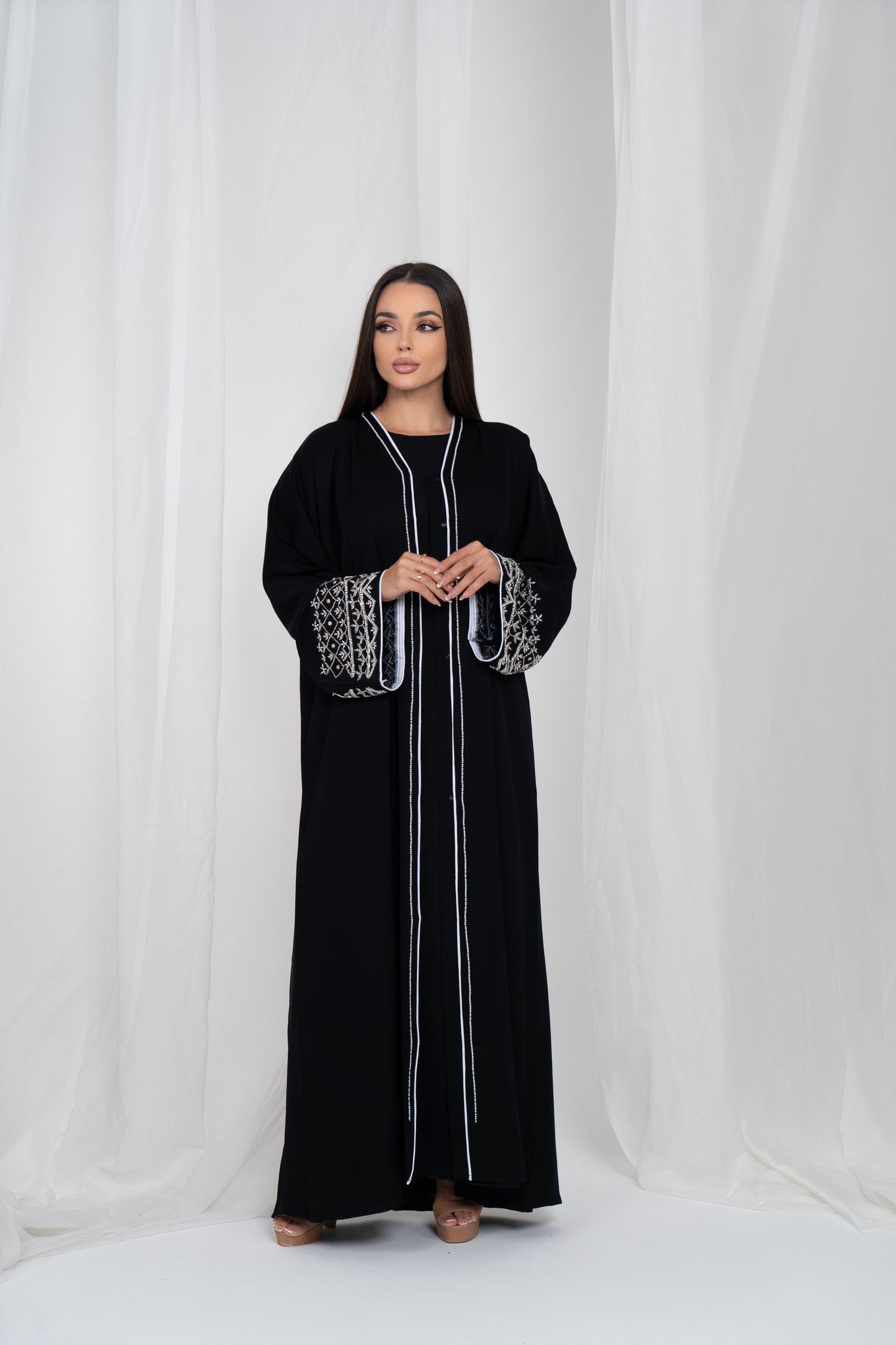 black abaya abaya set black embellished abaya abaya ramadan abaya eid abaya black abaya set