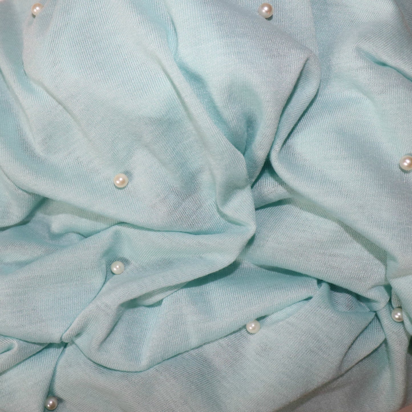 Pearl Jersey Hijab - Ocean