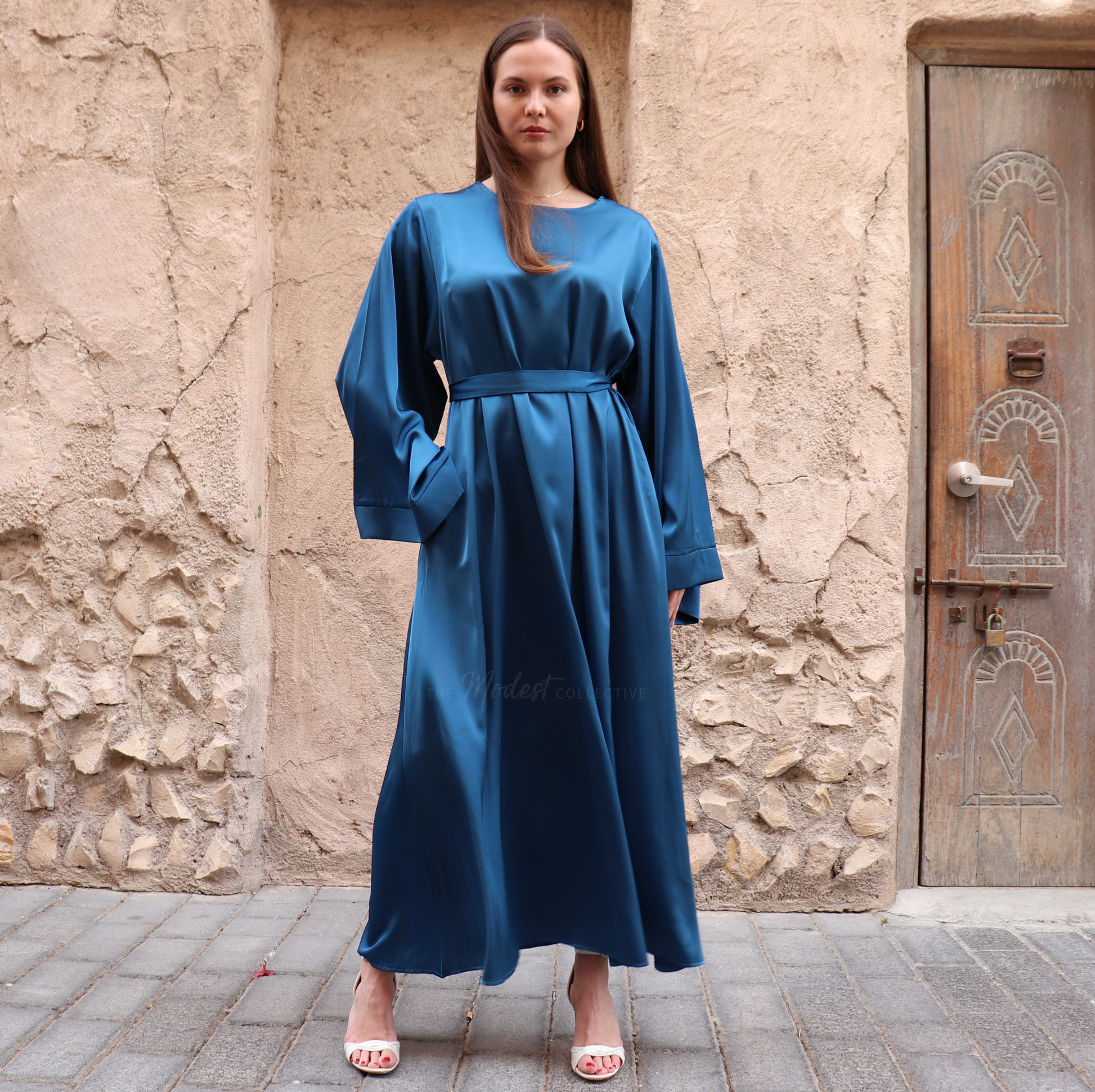 Satin Maxi Dress - Cobalt Blue XLarge Satin Maxi Dress - Cobalt Blue XLarge