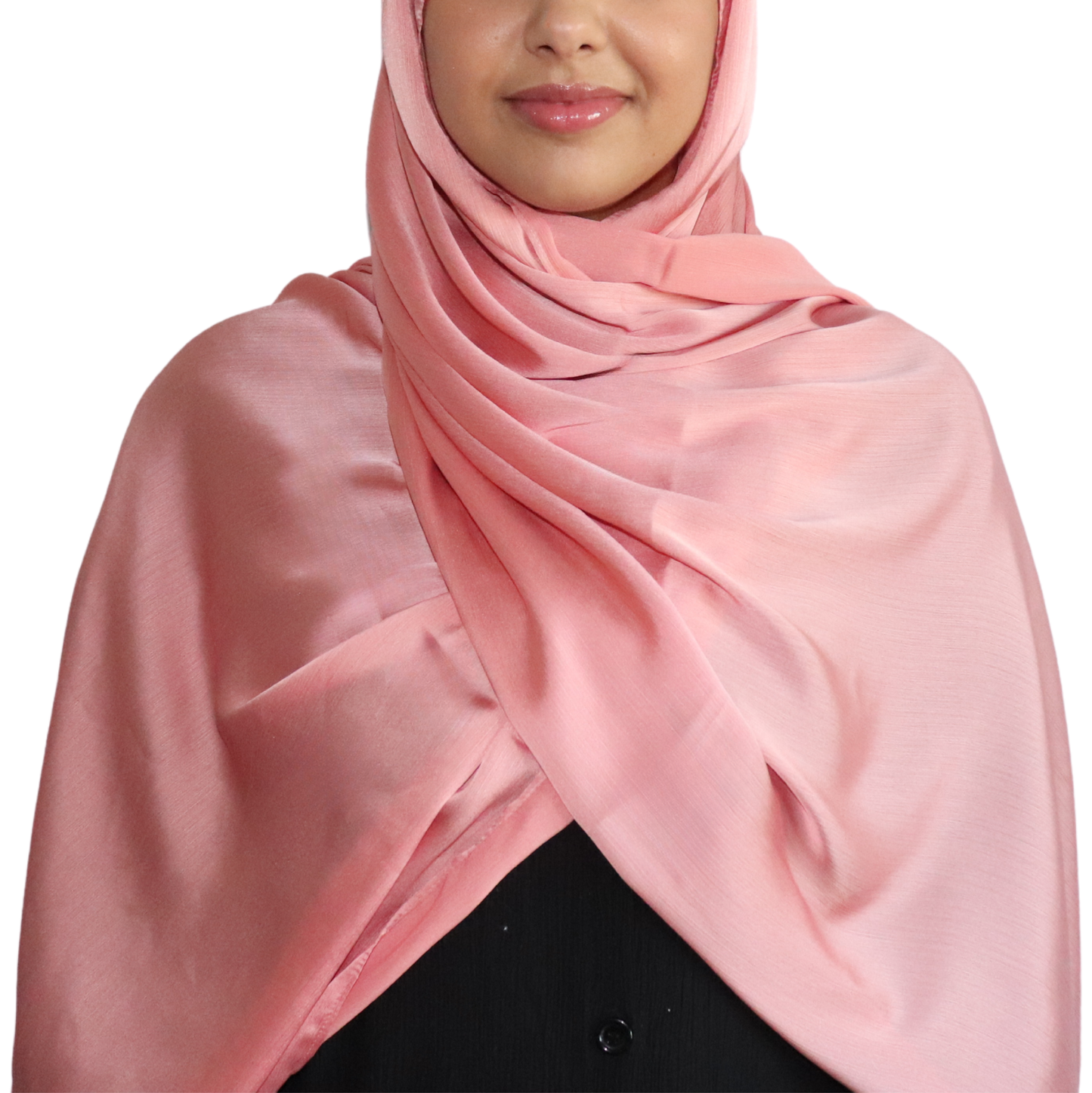 Candy Satin Crinkle Chiffon Hijab | Stylish & Elegant