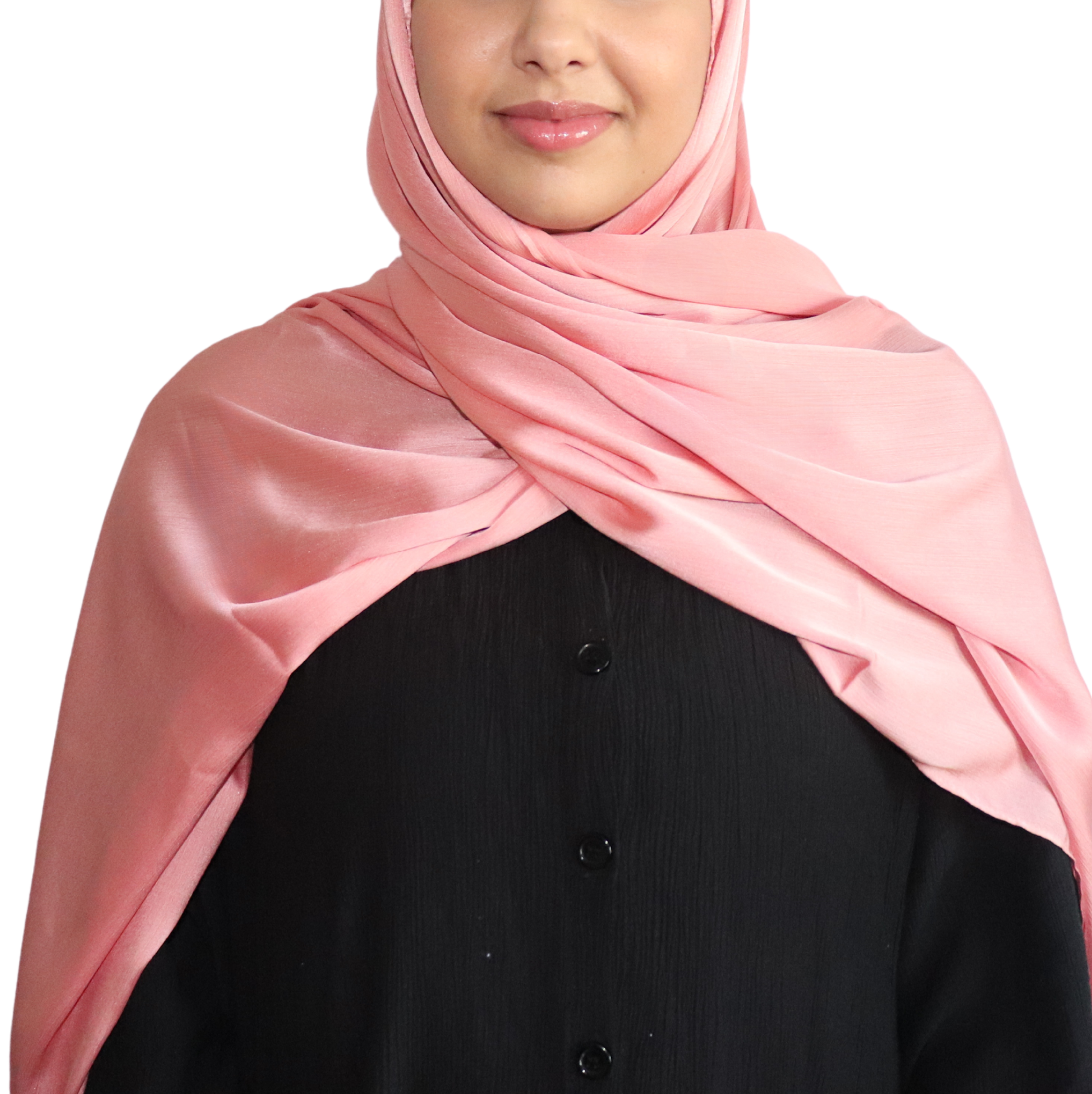 Candy Satin Crinkle Chiffon Hijab | Stylish & Elegant