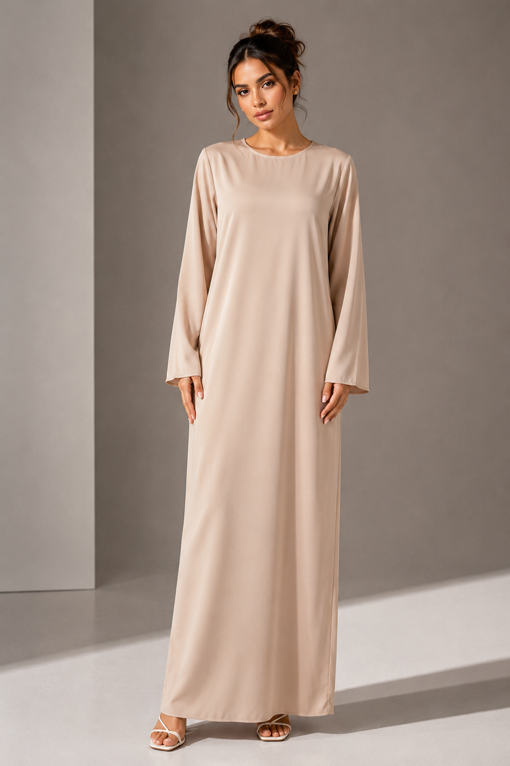 Abaya Under Dress - Pink
