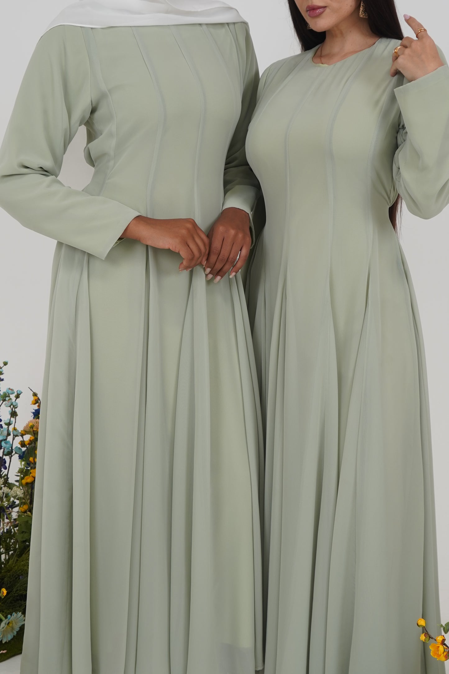 Elora Evening Gown with Cape