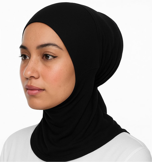 ninja hijab cap black