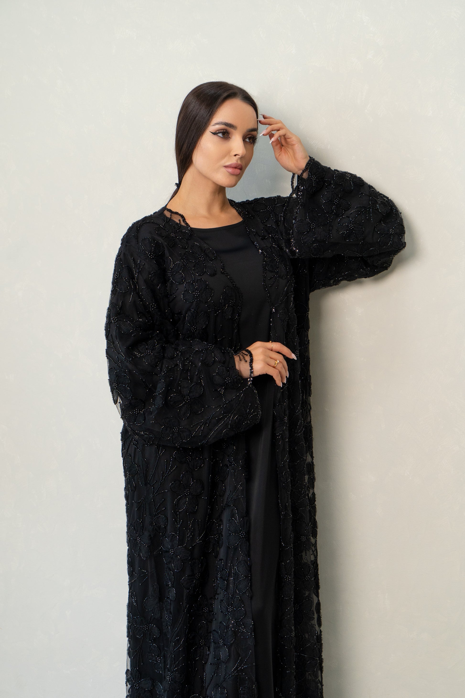 luxury abaya floral embellished abaya tulle abaya dubai abaya formal abaya wedding abaya unique abaya 