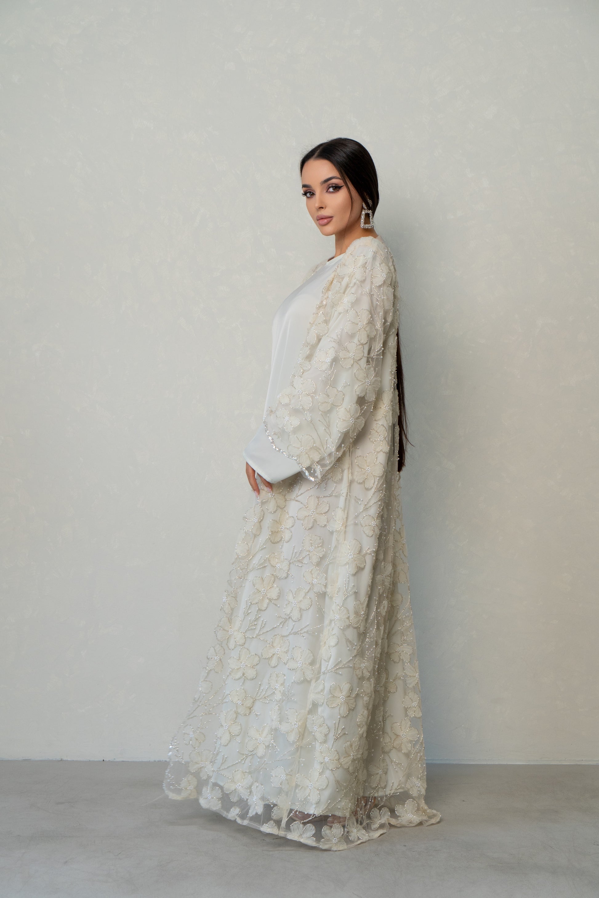 luxury abaya floral embellished abaya tulle abaya dubai abaya formal abaya wedding abaya unique abaya 
