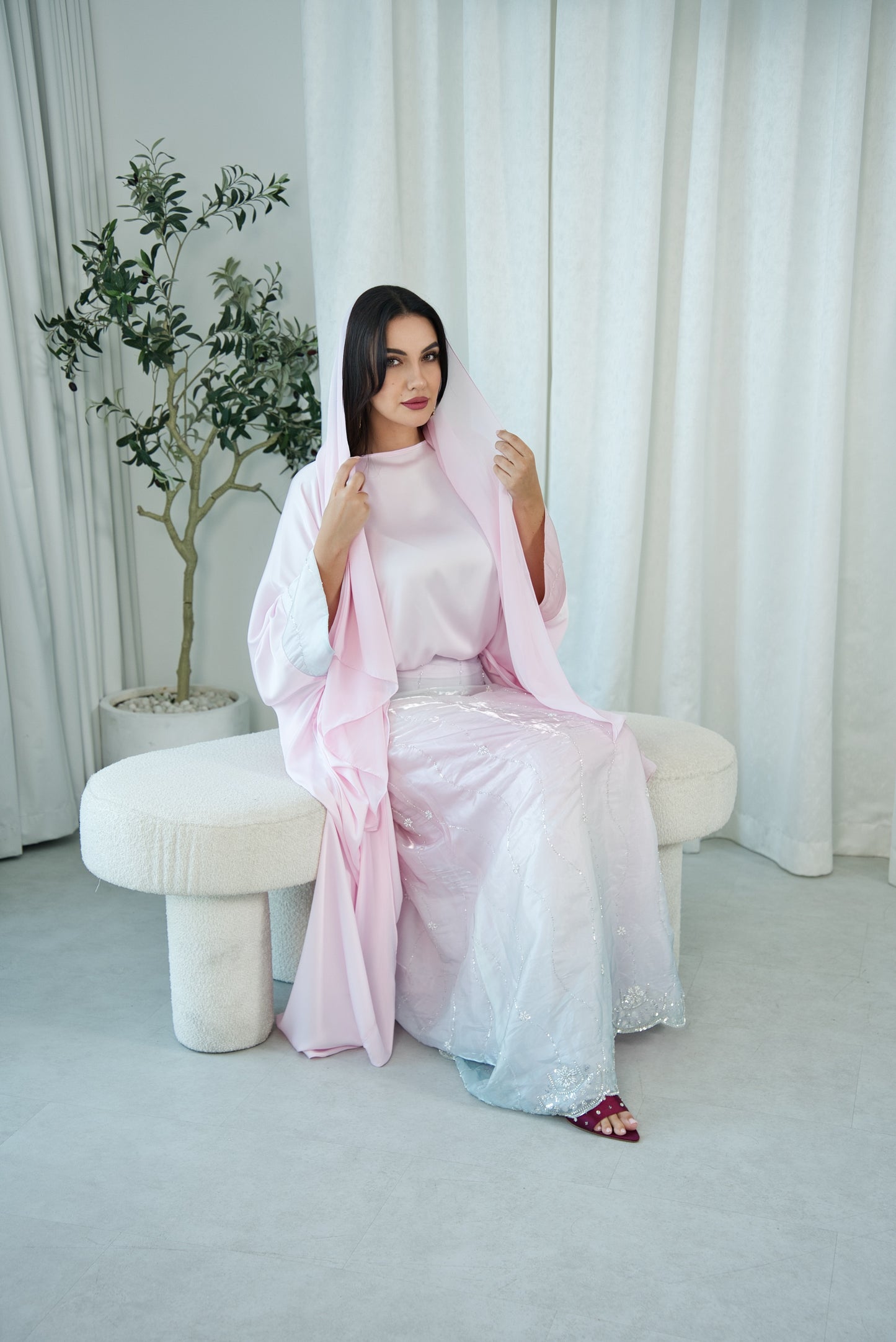 Scarlet Ombré 2 Piece Kaftan