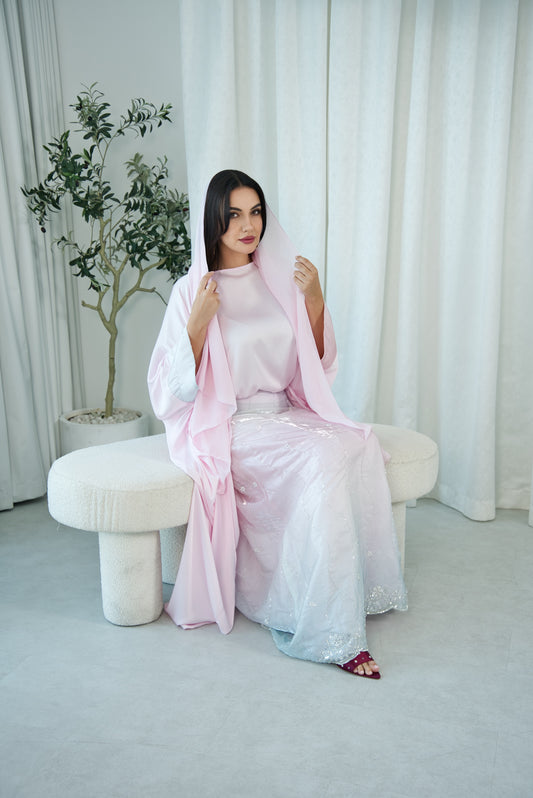 Scarlet Ombré 2 Piece Kaftan