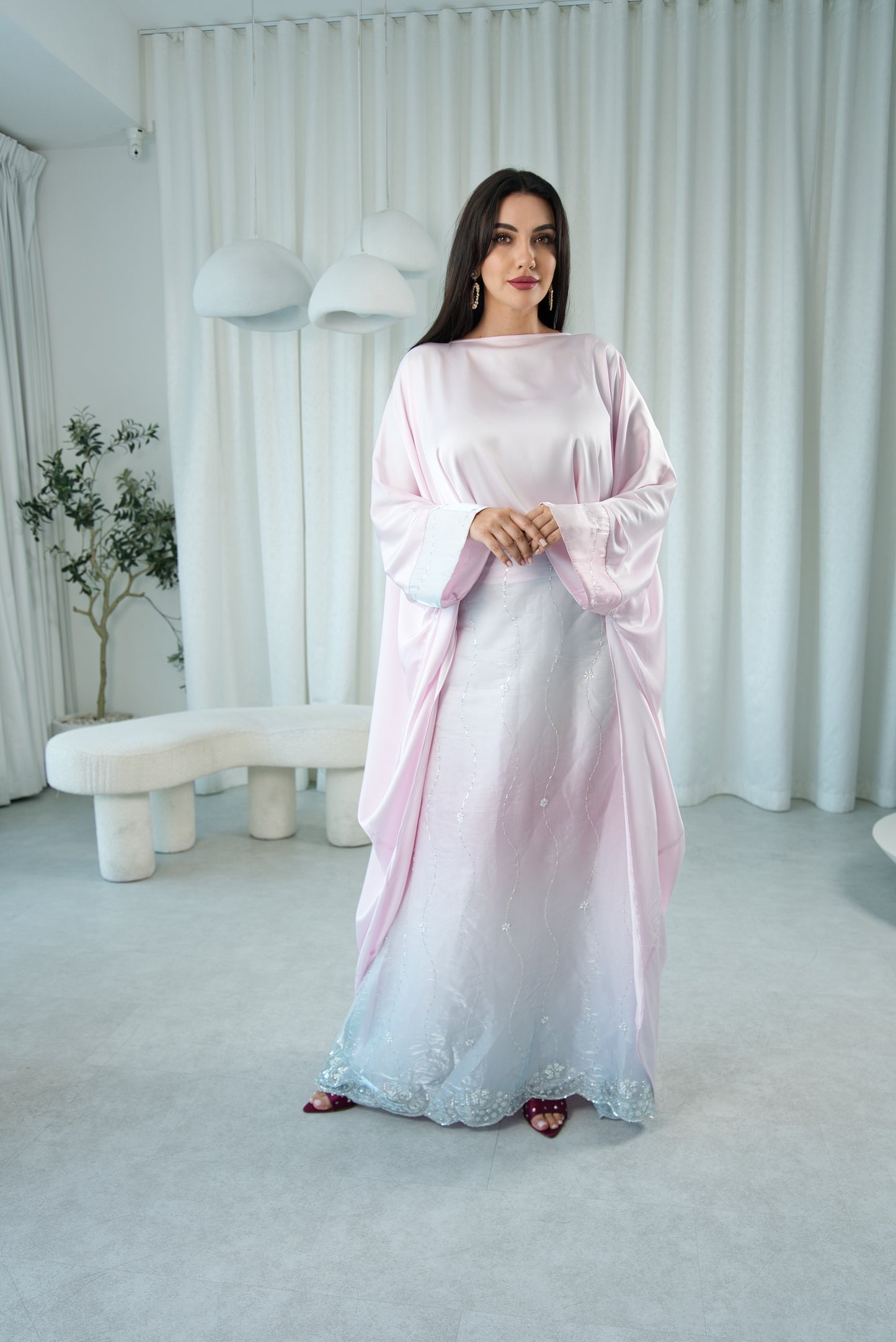 Scarlet Ombré 2 Piece Kaftan