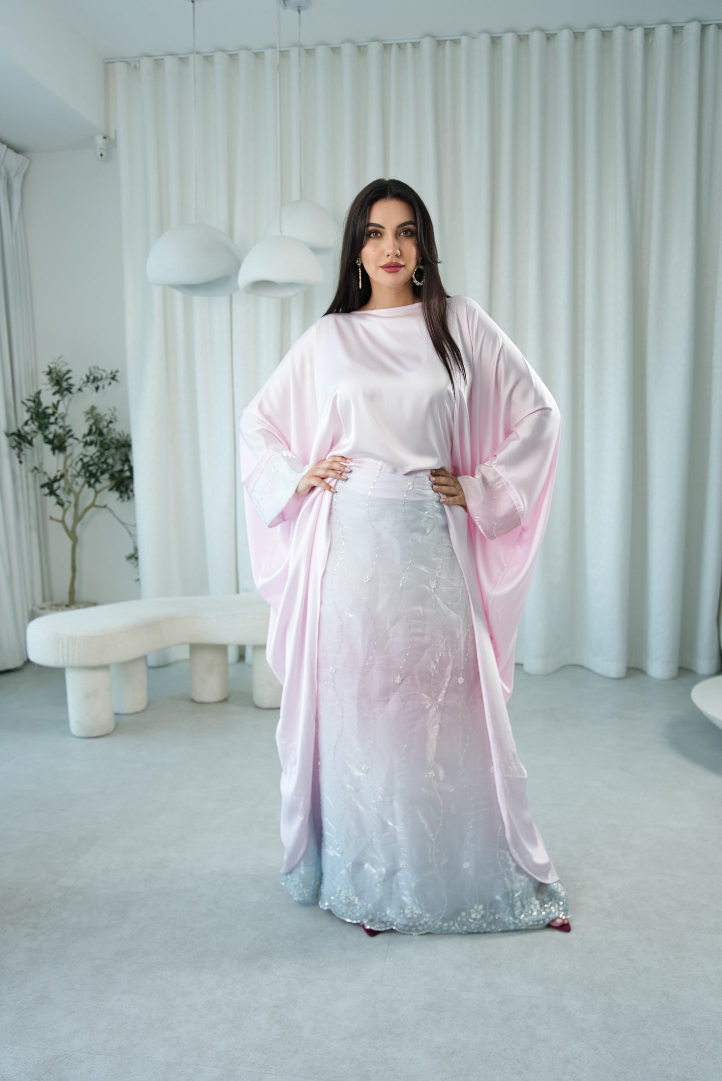 Scarlet Ombré 2 Piece Kaftan