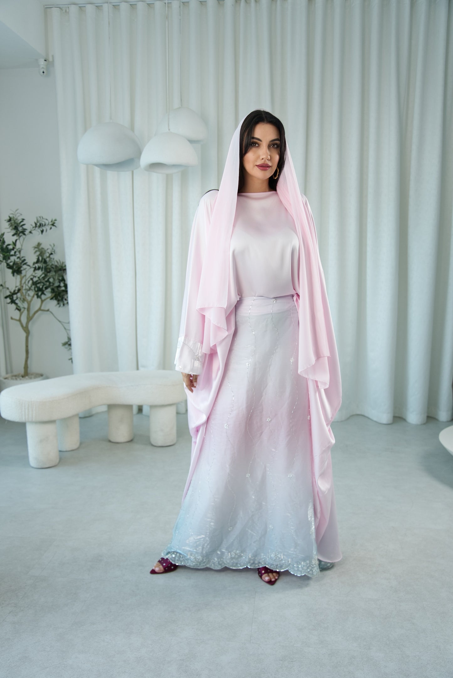 Scarlet Ombré 2 Piece Kaftan