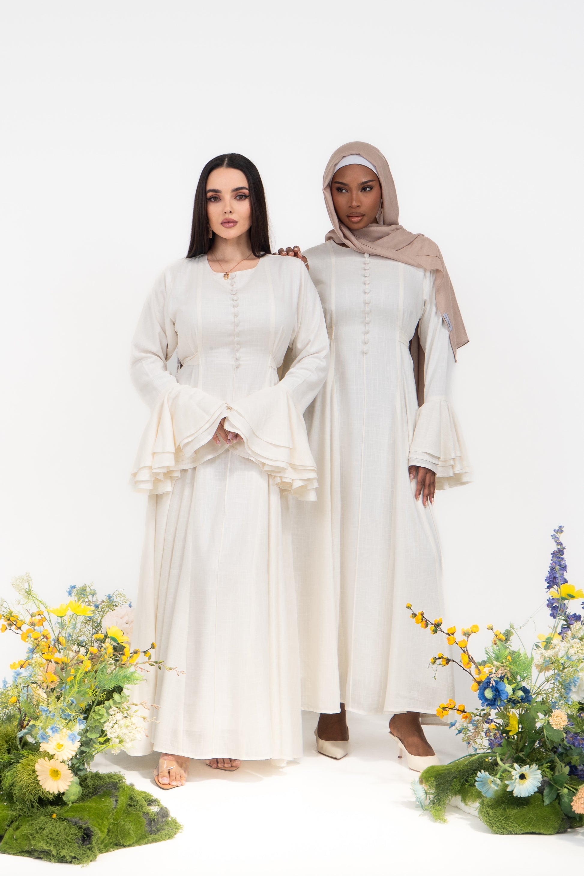 Grace Linen Maxi Dress – The Modest Collective