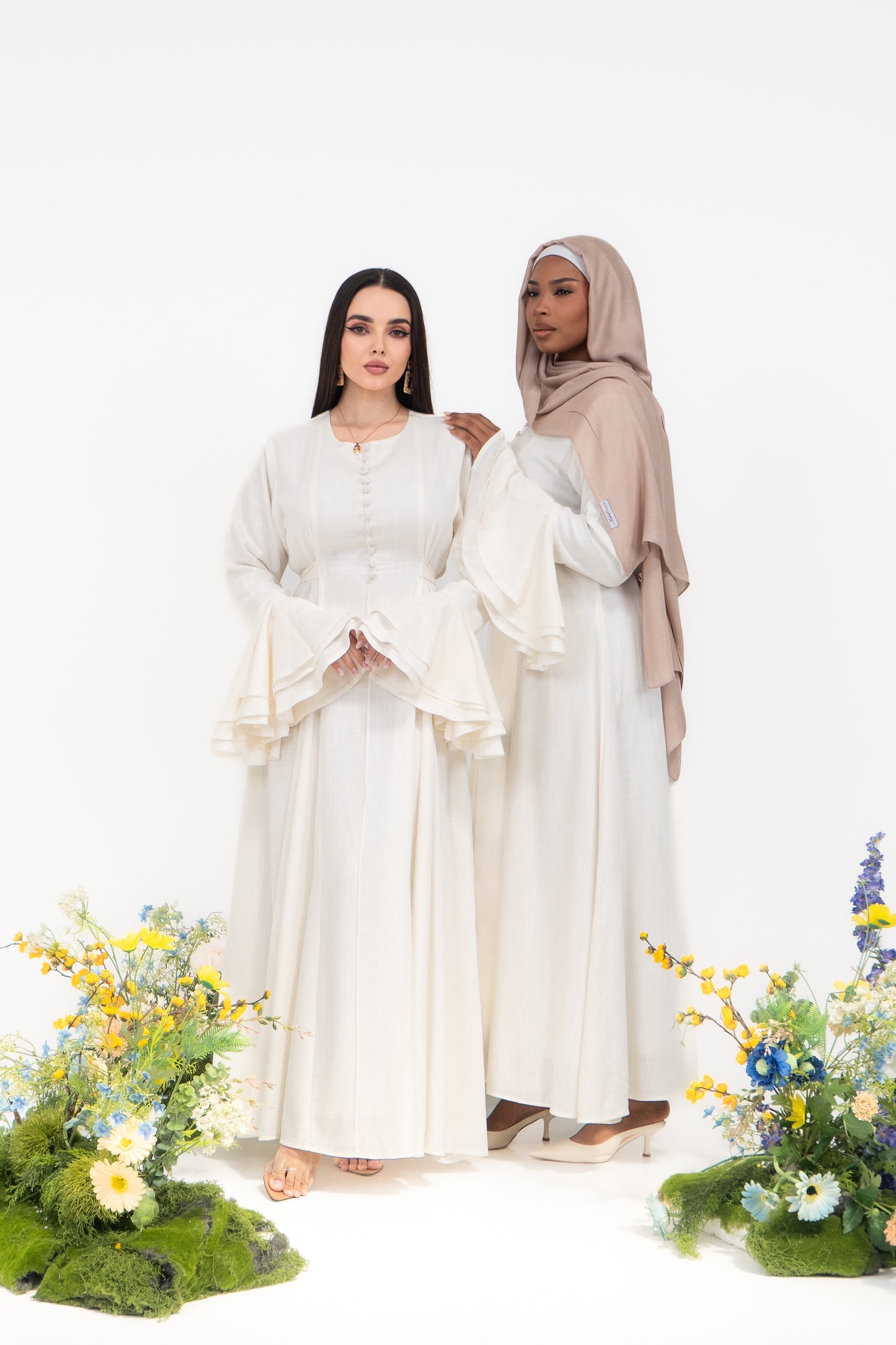 Grace Linen Maxi Dress