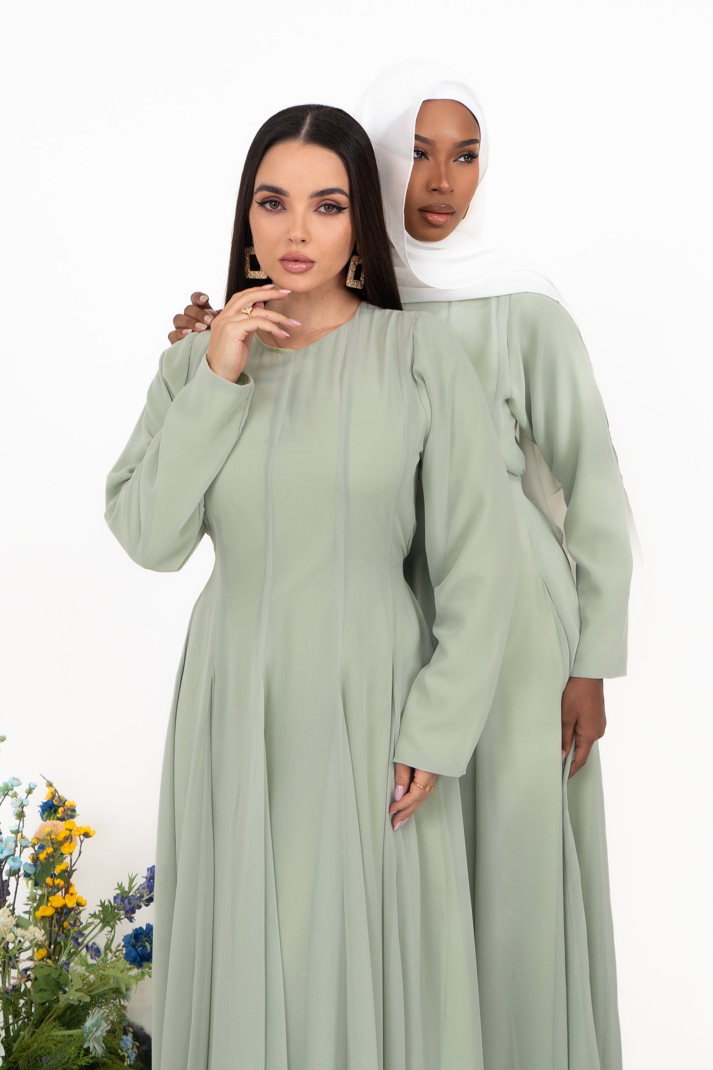 Elora Evening Gown with Cape