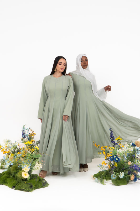 Elora Evening Gown with Cape