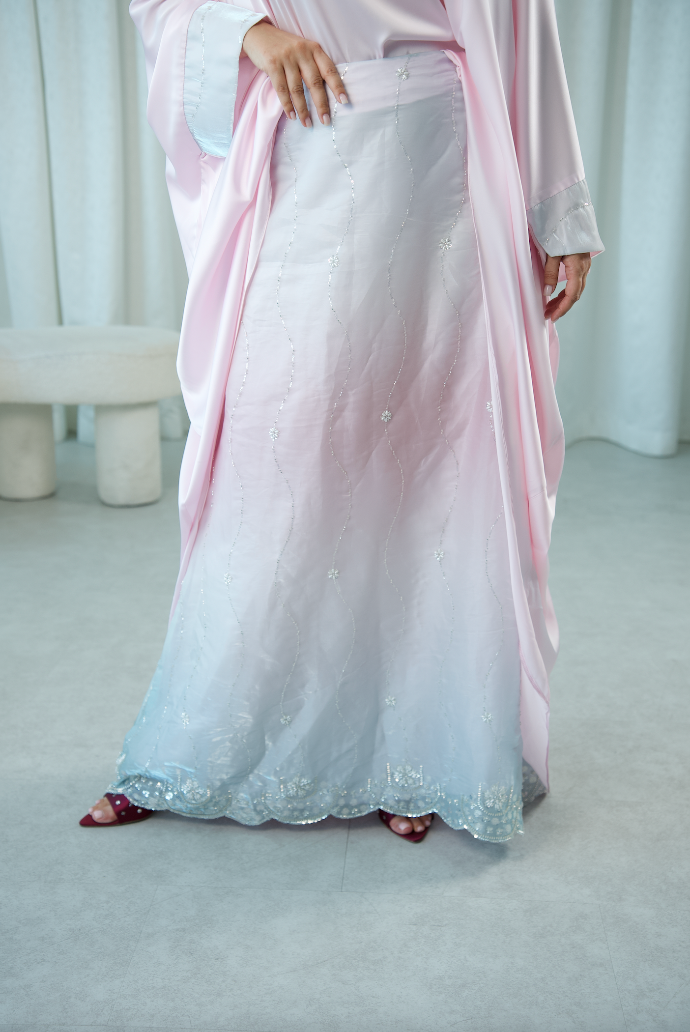 Scarlet Ombré 2 Piece Kaftan