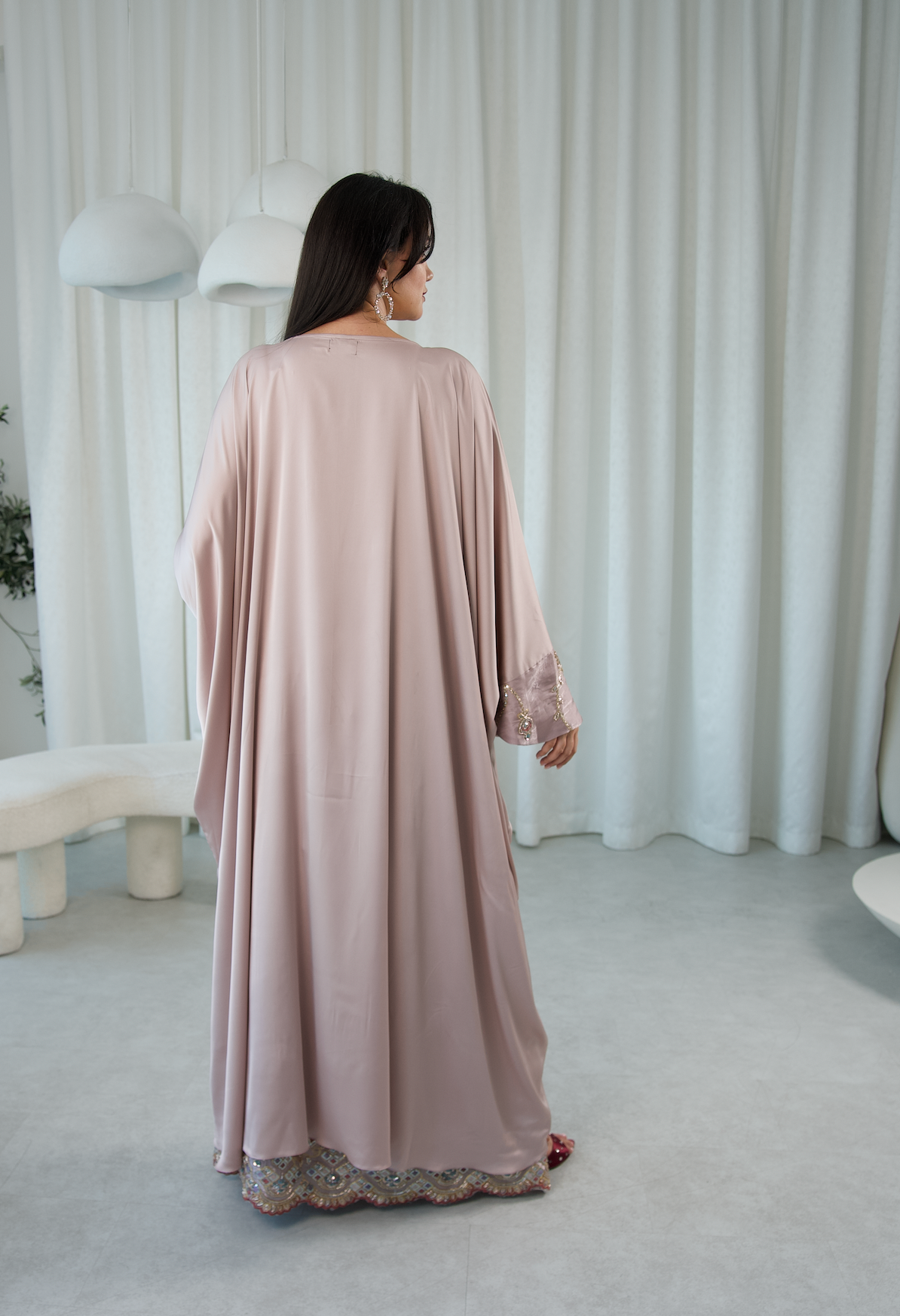 Roselle Embroidered 2 Piece Kaftan