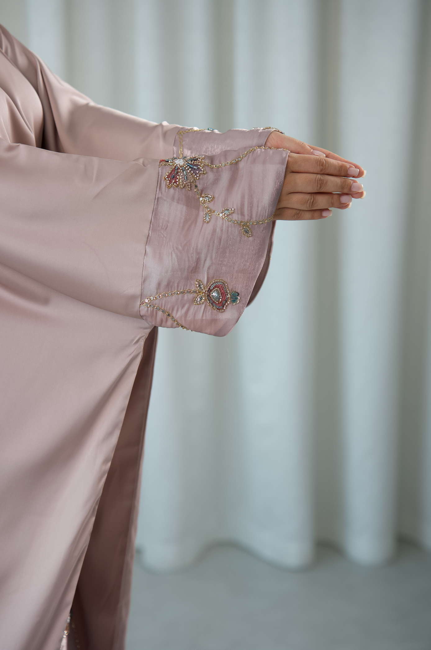 Roselle Embroidered 2 Piece Kaftan