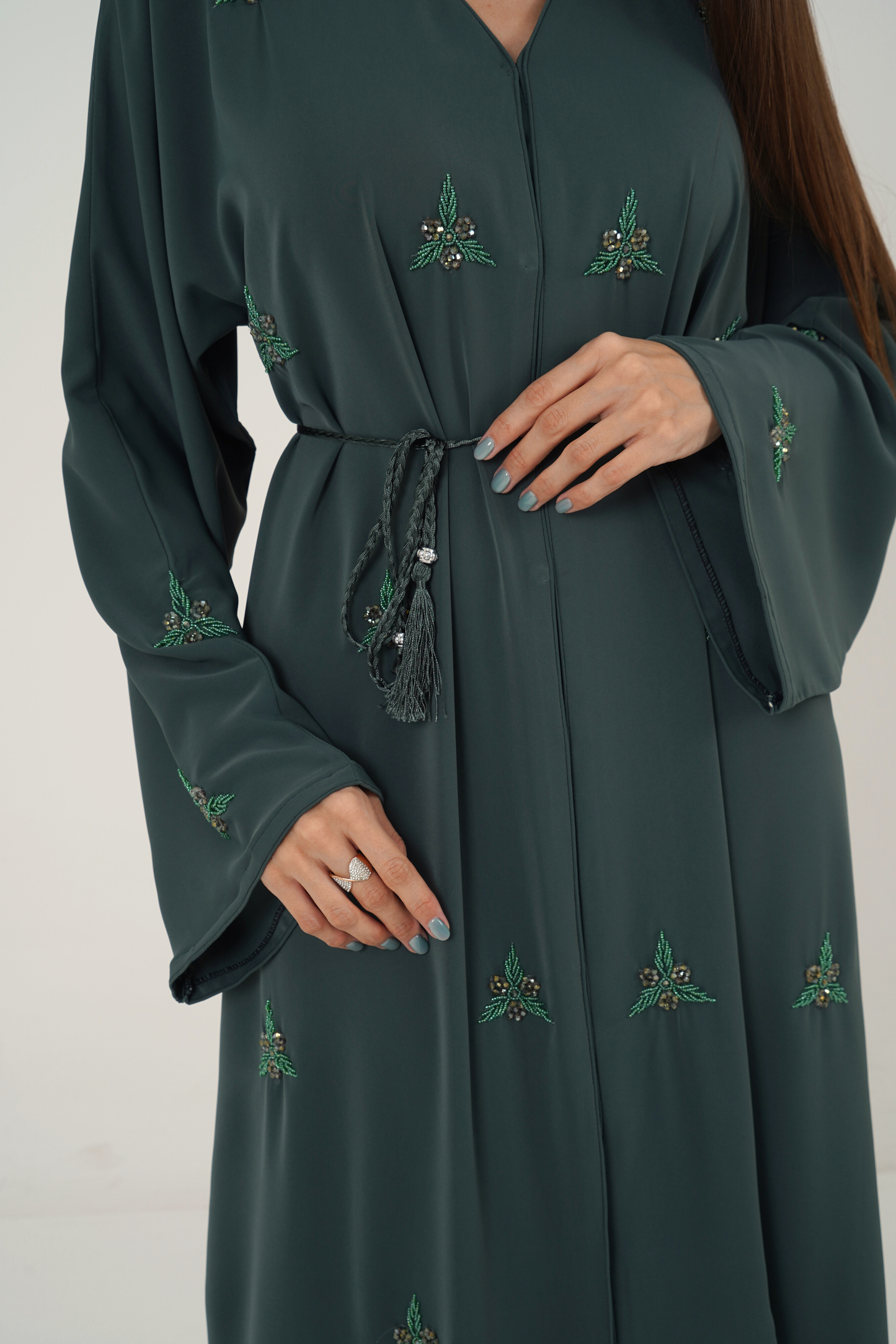Embellished Abaya Set - Inaaya