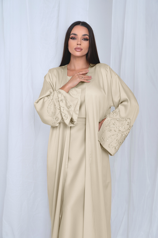 embellished abaya beige abaya ramadan abaya eid abaya fancy abaya formal abaya 