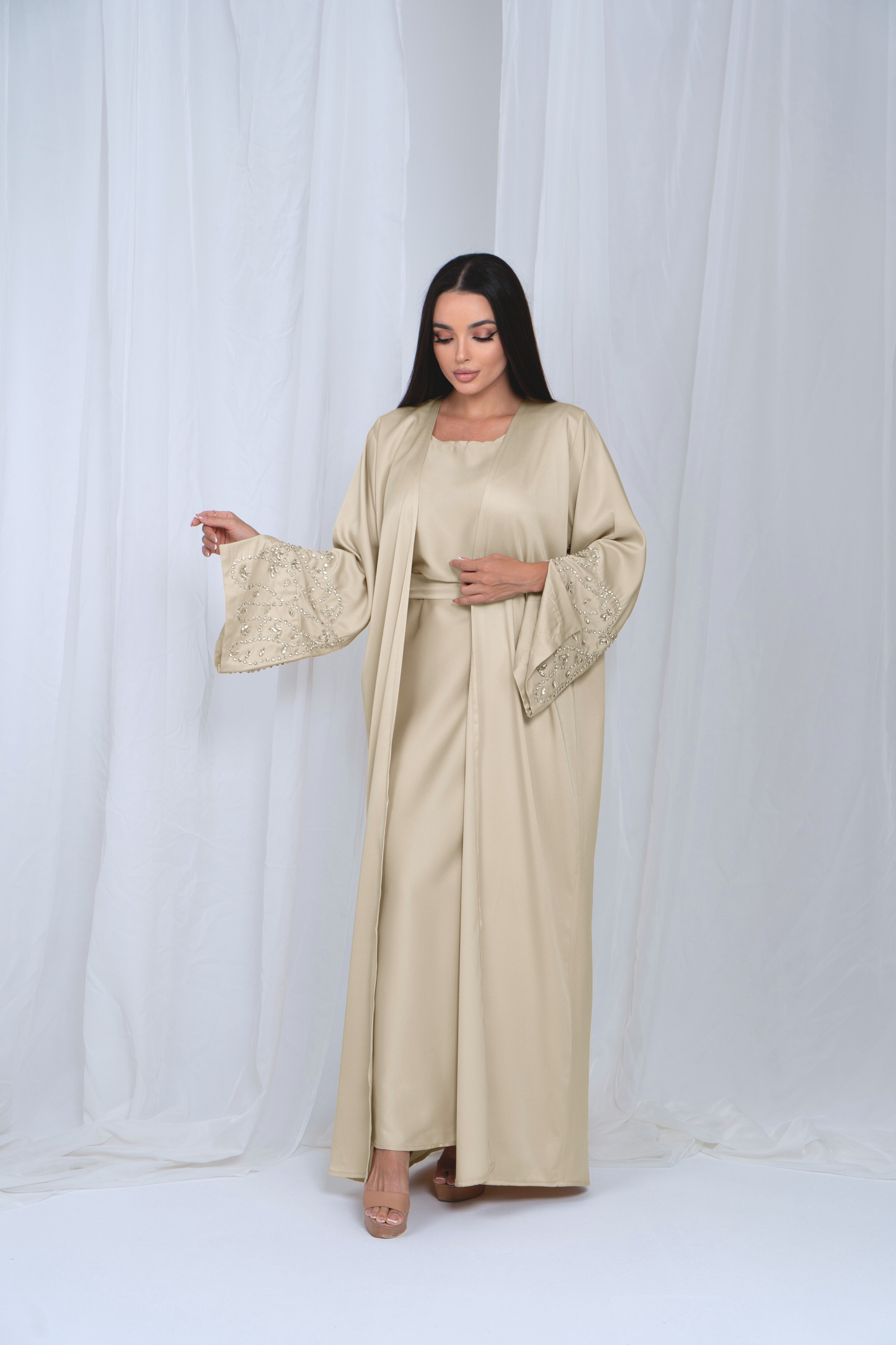 embellished abaya beige abaya ramadan abaya eid abaya fancy abaya formal abaya 