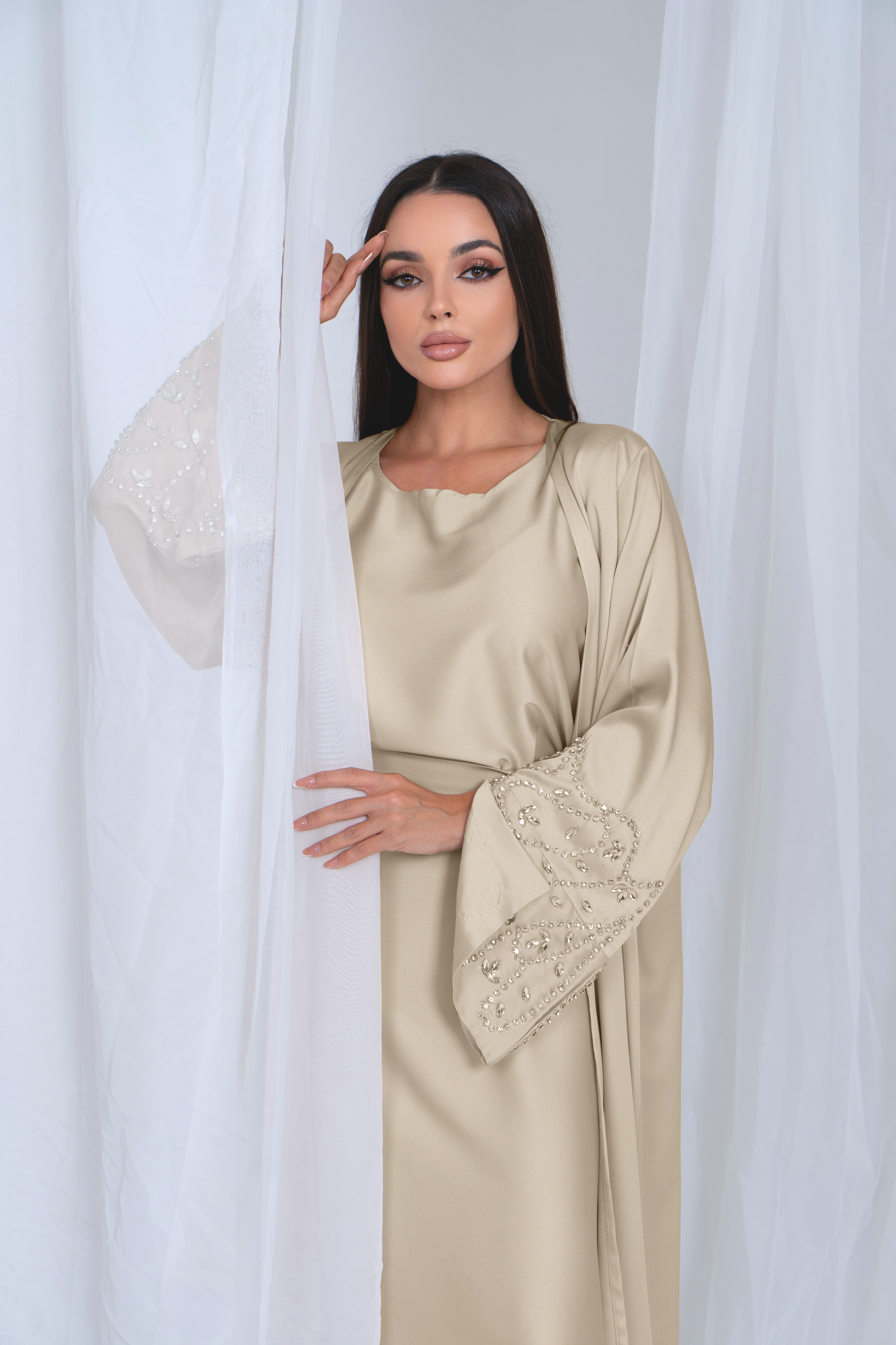 embellished abaya beige abaya ramadan abaya eid abaya fancy abaya formal abaya 