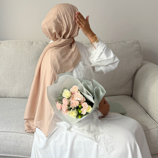 white abaya lace abaya summer abaya
