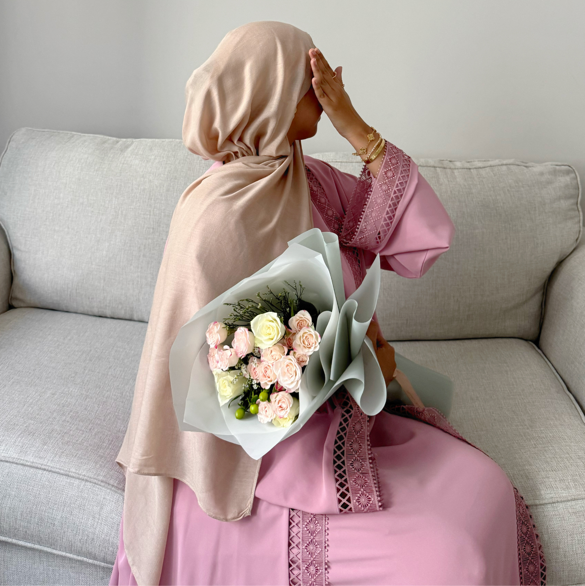 pink abaya lace abaya summer abaya