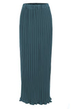 Pleated Maxi Skirt - Emerald