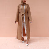 Istanbul - Open Abaya with Gold Trim