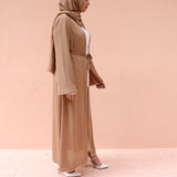 Istanbul - Open Abaya with Gold Trim