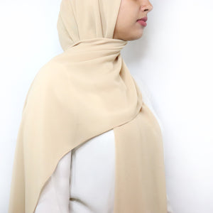 Sand - Premium Chiffon