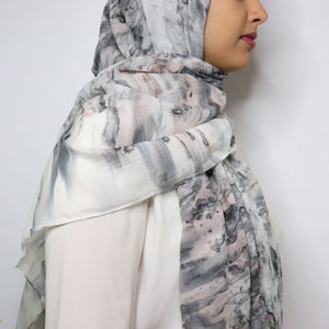 Black - Marble Viscose