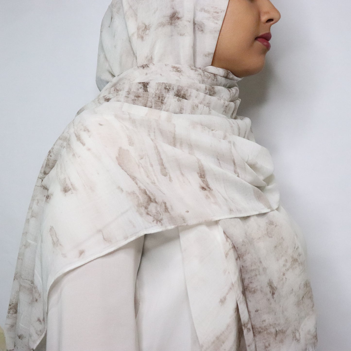 cotton marble hijab