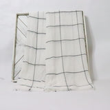 White - Grid Viscose