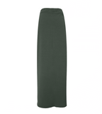 Ribbed Maxi Skirt - Army green