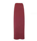 Ribbed Maxi Skirt - Dusty Mauve