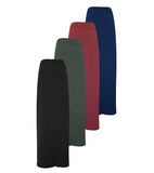 Ribbed Maxi Skirt - Navy Blue