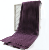 Purple - Pleated Chiffon
