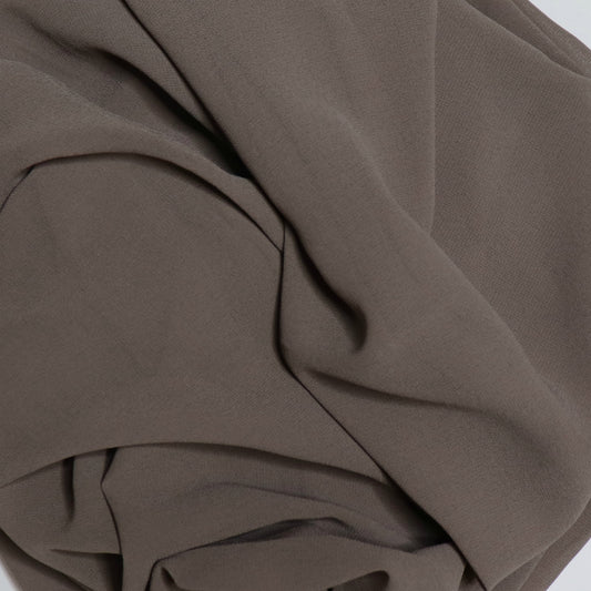 Dark Grey Premium Chiffon Hijab | Versatile & Breathable